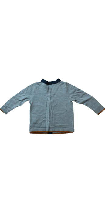 A Blue Cardigans from Bonpoint in size 6-12M for boy. (Back View)