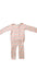 A Pink Long Sleeve Jumpsuits from Seed in size 3-6M for girl. (Front View)