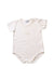 A White Short Sleeve Bodysuits from Chicco in size 6-12M for neutral. (Front View)