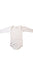 A White Long Sleeve Bodysuits from Petit Bateau in size 12-18M for neutral. (Front View)