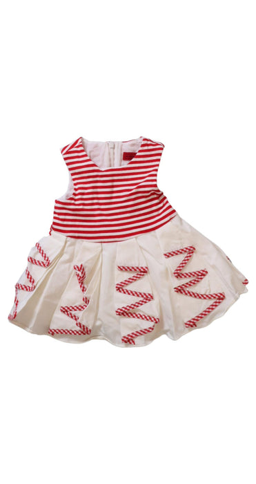 A Ivory Sleeveless Dresses from Nicholas & Bears in size 3-6M for girl. (Front View)