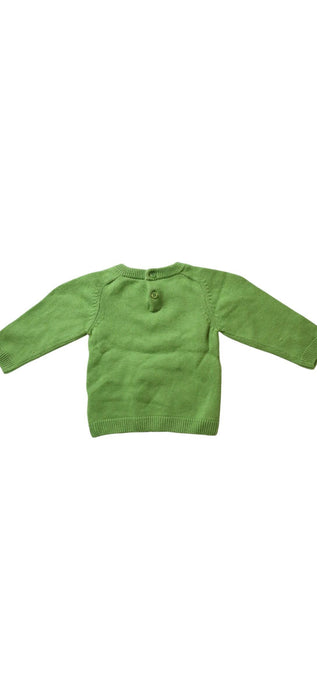 A Green Knit Sweaters from Jacadi in size 6-12M for boy. (Back View)