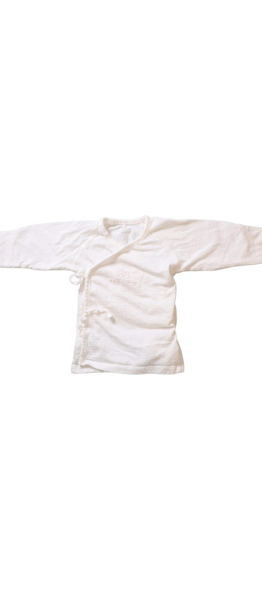 A White Long Sleeve Bodysuits from Chicco in size 3-6M for neutral. (Front View)