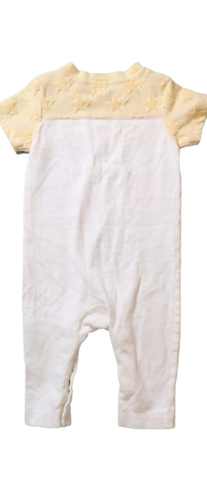 A White Short Sleeve Jumpsuits from BAPE KIDS in size 3-6M for neutral. (Back View)