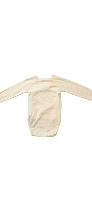 A Yellow Long Sleeve Bodysuits from Petit Bateau in size 3-6M for neutral. (Back View)