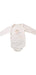 A White Long Sleeve Bodysuits from Stella McCartney in size 3-6M for neutral. (Front View)