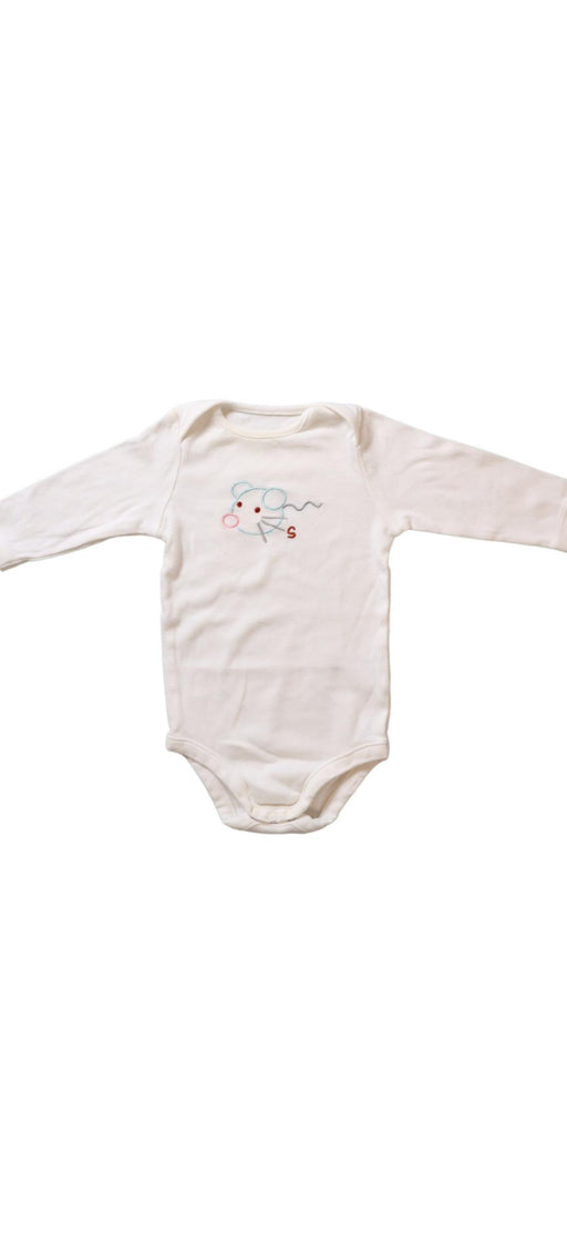 A White Long Sleeve Bodysuits from Stella McCartney in size 3-6M for neutral. (Front View)