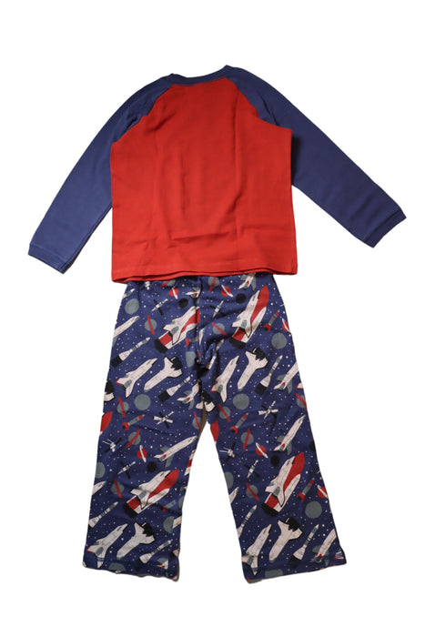 A Blue Pyjama Sets from Boden in size 3T for boy. (Back View)