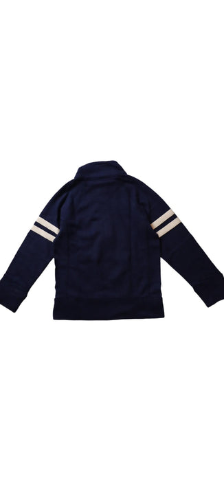 A Navy Zippered Sweatshirts from Crewcuts in size 3T for boy. (Back View)