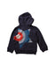 A Blue Zippered Sweatshirts from Boden in size 2T for boy. (Back View)