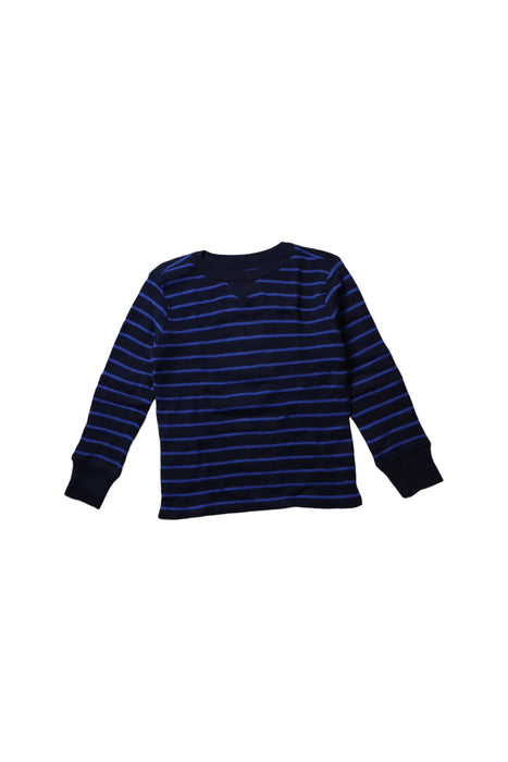 A Navy Long Sleeve Tops from Crewcuts in size 3T for boy. (Front View)