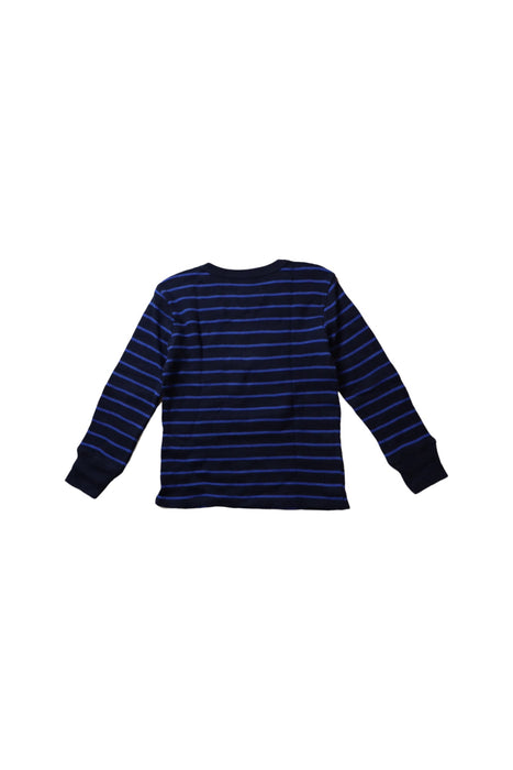 A Navy Long Sleeve Tops from Crewcuts in size 3T for boy. (Back View)