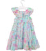 A Green Sleeveless Dresses from Monsoon in size 12-18M for girl. (Back View)