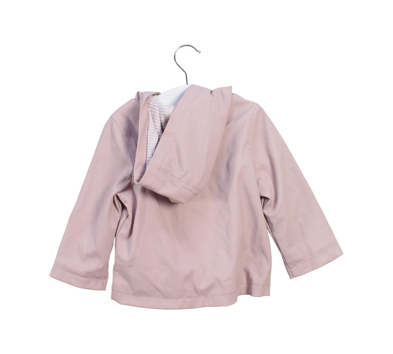 A Pink Coats from The Little White Company in size 12-18M for girl. (Back View)