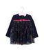 A Navy Long Sleeve Dresses from Baker by Ted Baker in size 18-24M for girl. (Front View)