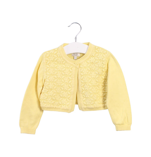 A Yellow Cardigans from RJR.John Rocha in size 6-12M for girl. (Front View)