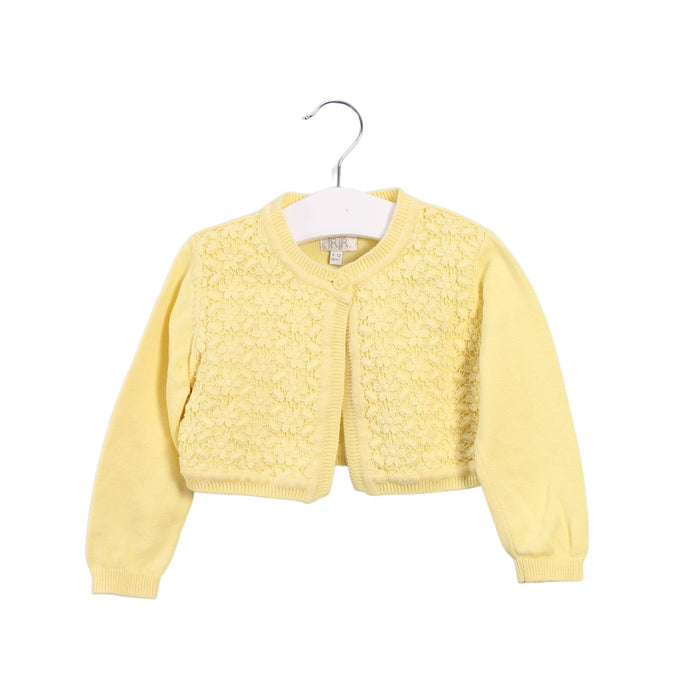 A Yellow Cardigans from RJR.John Rocha in size 6-12M for girl. (Front View)