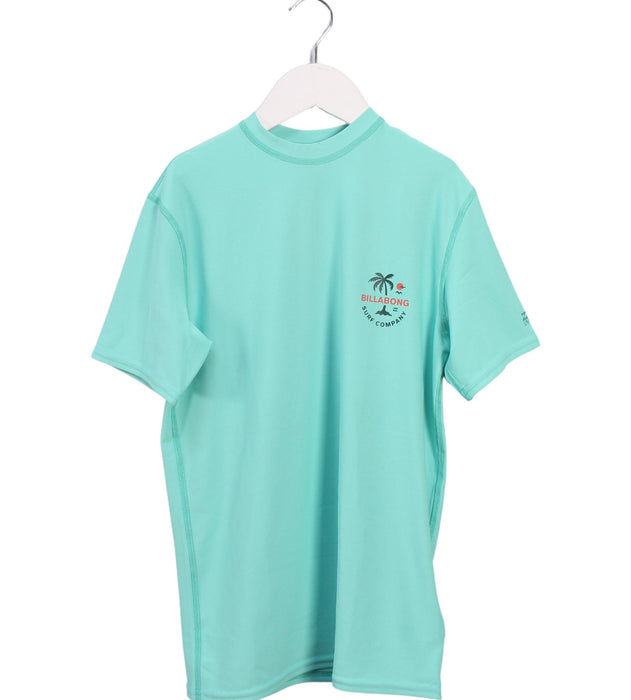 A Green Short Sleeve T Shirts from Billabong in size 8Y for boy. (Front View)