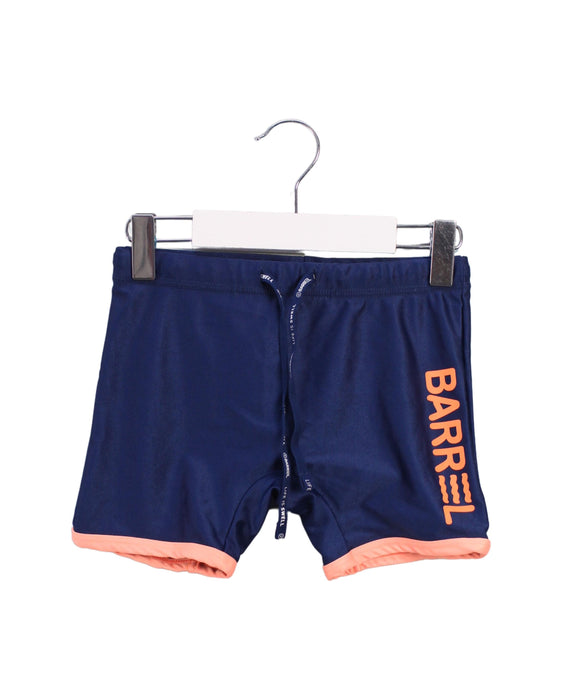 A Blue Swim Shorts from Barrel in size 7Y for boy. (Front View)