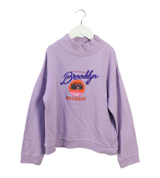 A Purple Crewneck Sweatshirts from Hundred Pieces in size 10Y for girl. (Front View)