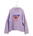 A Purple Crewneck Sweatshirts from Hundred Pieces in size 10Y for girl. (Front View)