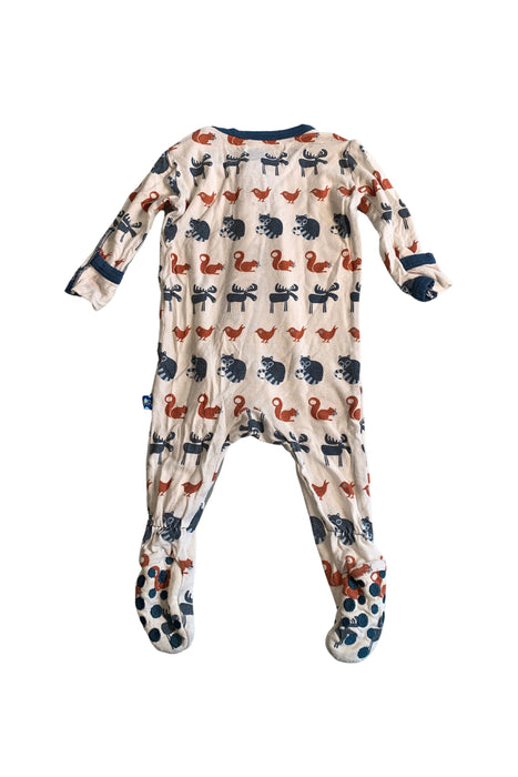 A Multicolour Onesies from KicKee Pants in size 0-3M for boy. (Back View)