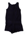 A Navy Sleeveless Rompers from Vilebrequin in size 4T for girl. (Back View)