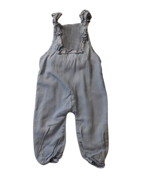 A Blue Sleeveless Jumpsuits from Seed in size 6-12M for girl. (Front View)