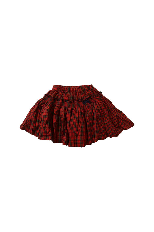 A Red Short Skirts from Familiar in size 4T for girl. (Front View)