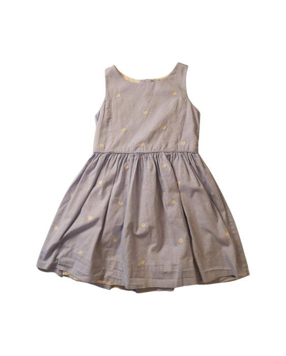 A Blue Sleeveless Dresses from Polo Ralph Lauren in size 5T for girl. (Front View)