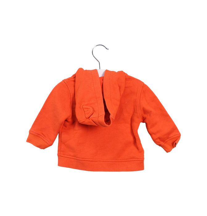 A Orange Zippered Sweatshirts from Kenzo in size 3-6M for boy. (Back View)