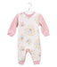 A Pink Long Sleeve Jumpsuits from Juicy Couture in size 3-6M for girl. (Front View)