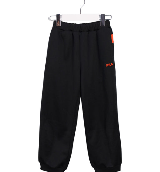 A Black Sweatpants from Fila in size 4T for boy. (Front View)