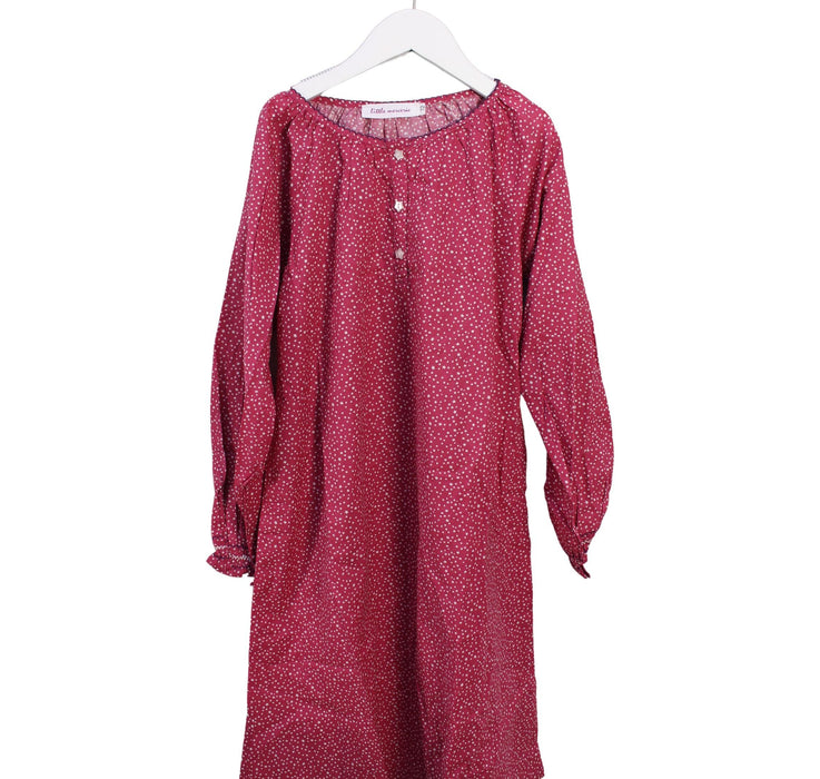 A Red Long Sleeve Dresses from Little Mercerie in size 12Y for girl. (Front View)