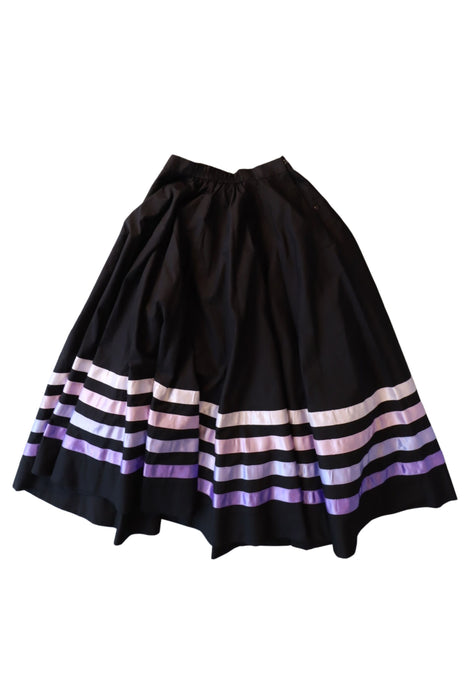 A Black Long Skirts from Fonteyn in size 11Y for girl. (Back View)