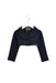 A Navy Lightweight Jackets from MiMiSol in size 3T for girl. (Front View)