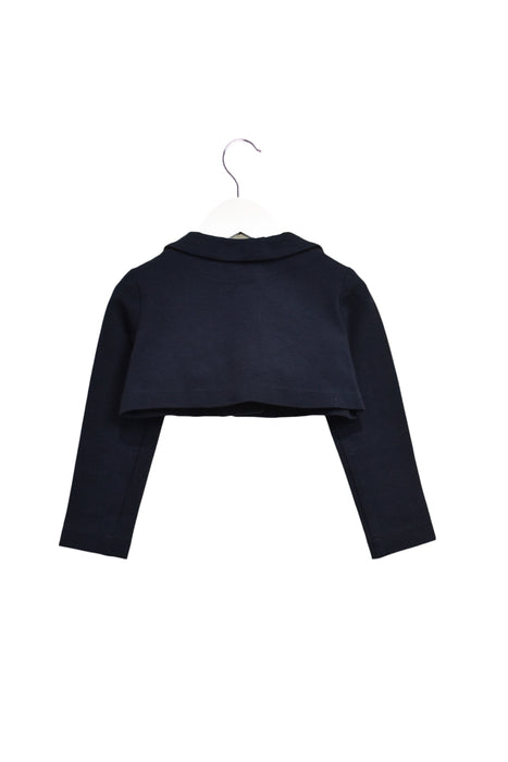 A Navy Lightweight Jackets from MiMiSol in size 3T for girl. (Back View)
