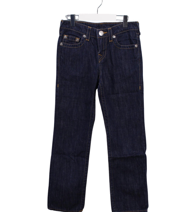 A Blue Jeans from True Religion in size 8Y for boy. (Front View)