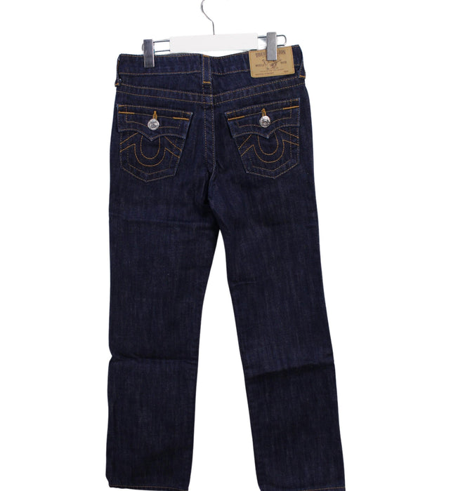 A Blue Jeans from True Religion in size 8Y for boy. (Back View)