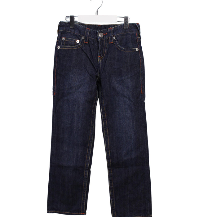 A Blue Jeans from True Religion in size 8Y for boy. (Front View)