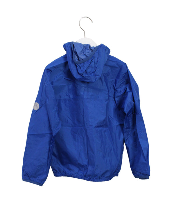 A Blue Lightweight Jackets from Helly Hansen in size 7Y for boy. (Back View)