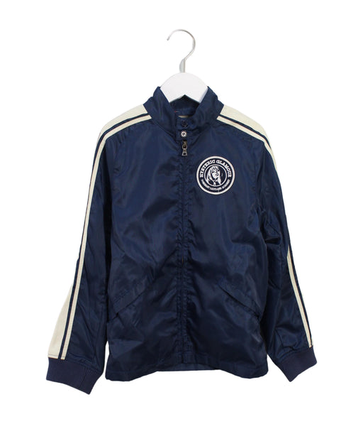 A Blue Lightweight Jackets from Joey Hysteric in size 7Y for boy. (Front View)