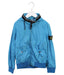 A Blue Lightweight Jackets from Stone Island in size 8Y for boy. (Front View)