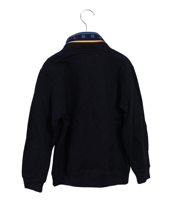 A Black Lightweight Jackets from Paul & Shark in size 8Y for boy. (Back View)