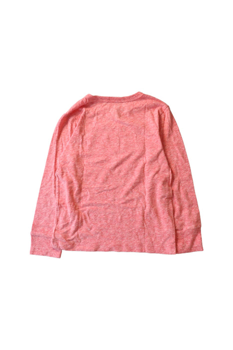 A Red Long Sleeve Tops from Crewcuts in size 3T for girl. (Back View)