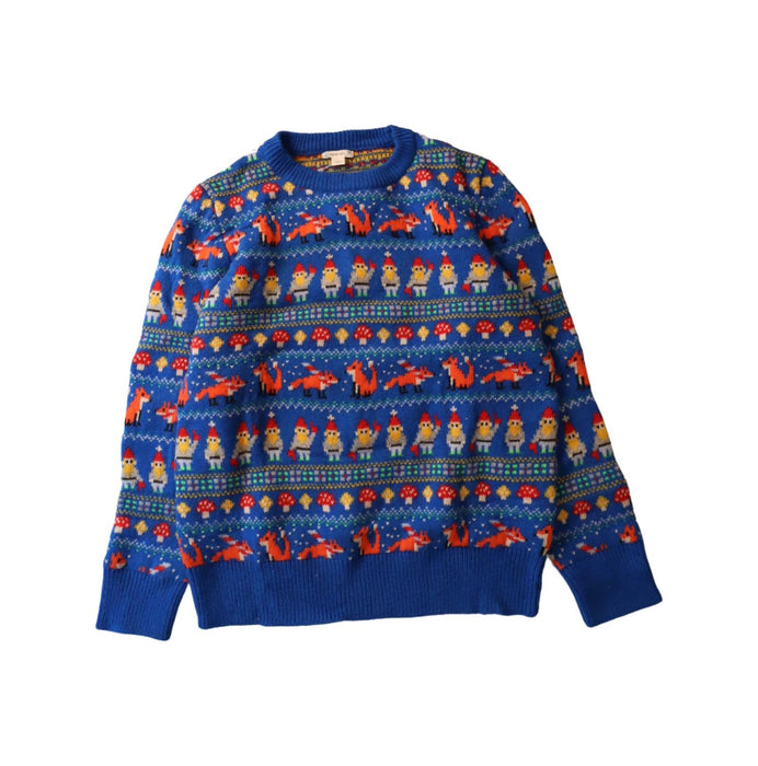 A Blue Knit Sweaters from Crewcuts in size 12Y for boy. (Front View)