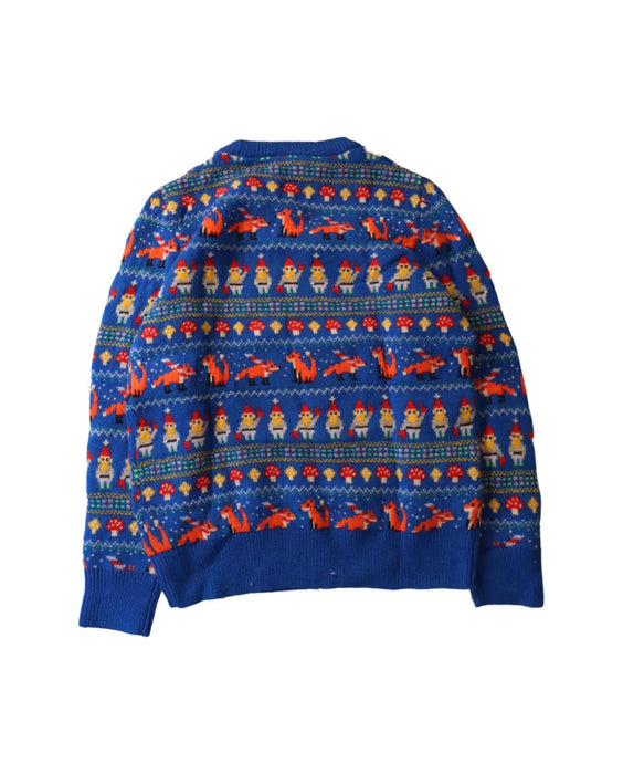 A Blue Knit Sweaters from Crewcuts in size 12Y for boy. (Back View)