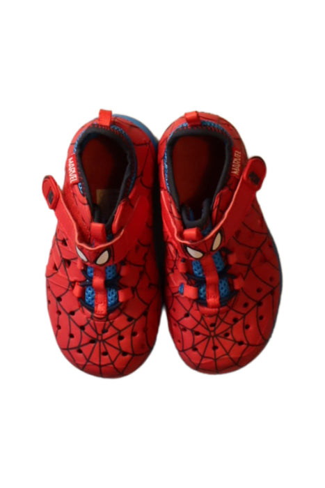 A Red Sneakers from Stride Rite in size 18-24M for boy. (Front View)