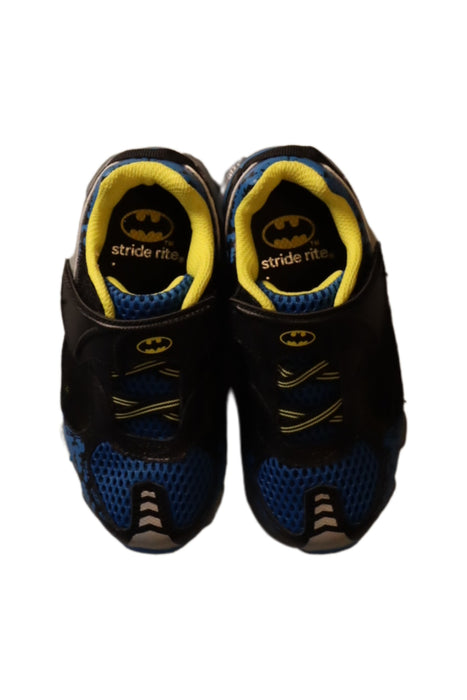 A Blue Sneakers from Stride Rite in size 4T for boy. (Front View)