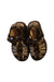 A Black Sandals from Primigi in size 4T for boy. (Front View)